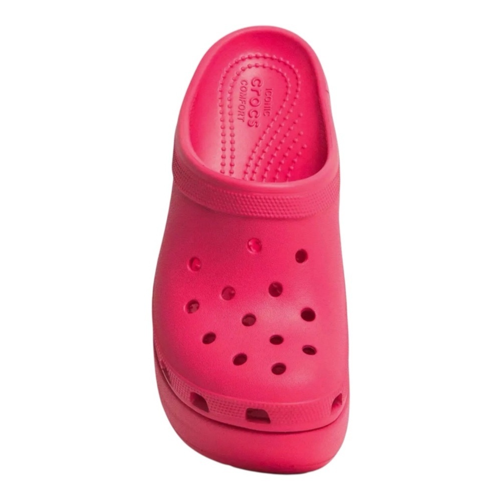 Stylish Pink Platform Clogs - Picture 4 of 6